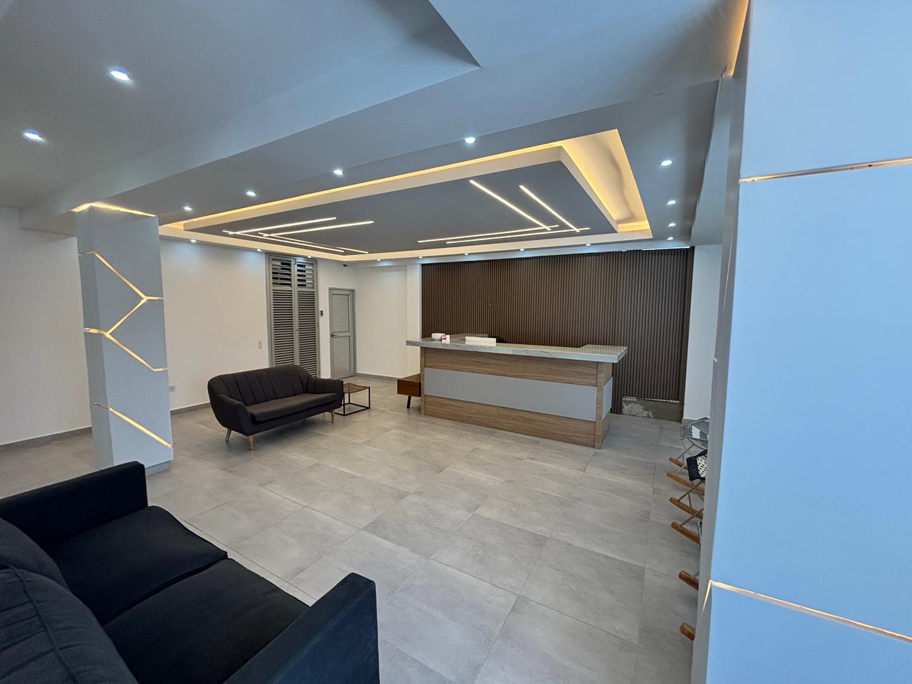 Recepción del Hotel Logístico Santa Marta