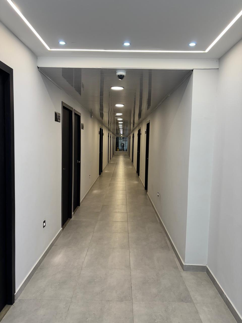 Pasillo del Hotel Logístico Santa Marta